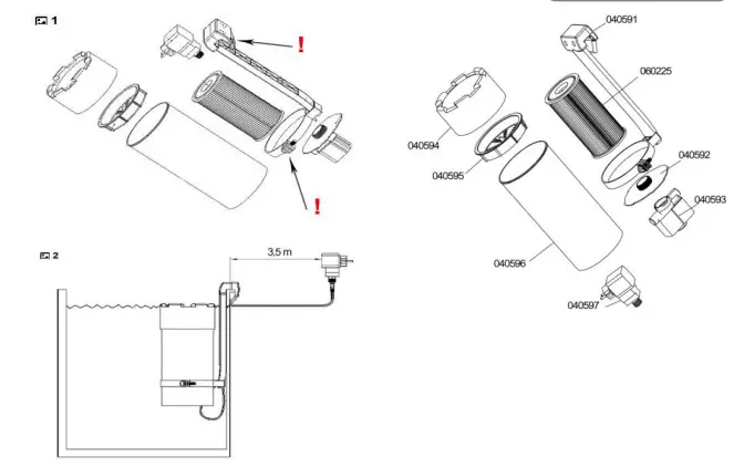STEINBACH-040590-Hanging-cartridge-filter-unit-for-above-ground-pools-fig-1
