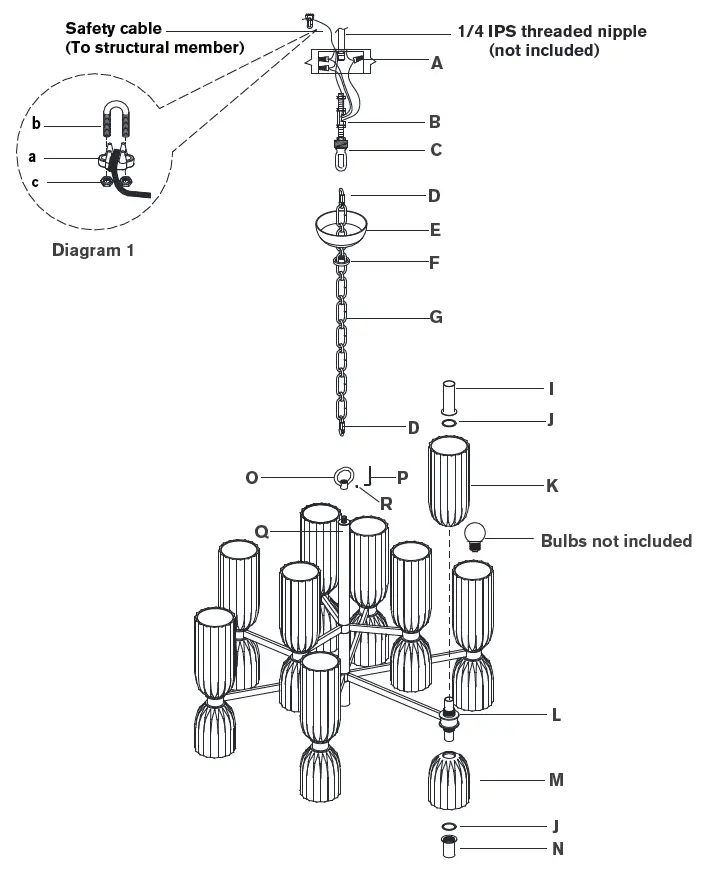 circalighting-ARN5500-Asalea-Medium-Two-Tier-Chandelier-fig1