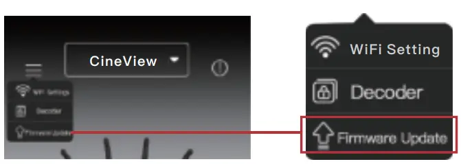 CineView SE Wireless SDI and HDMI Video Transmission System Instruction illustration
