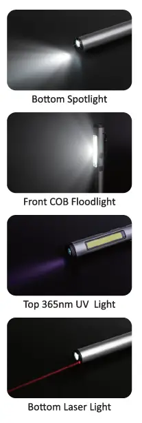 SEALEY-Multifunctional-Pen-Light-with-UV-and-Laser-fig7