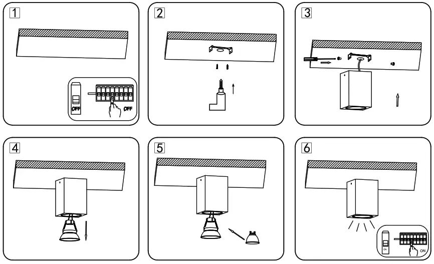 V TAC MAX RATED LOAD Surface Spotlight Fitting - Fig2