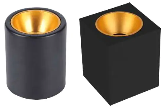 V TAC MAX RATED LOAD Surface Spotlight Fitting