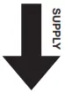 Lindab LTDP Slot Diffuser Panel Instruction - Symbols