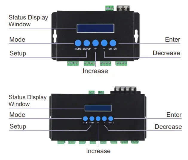 iPixel LED SPI DMX Ethernet Pixel Light Controller - controller
