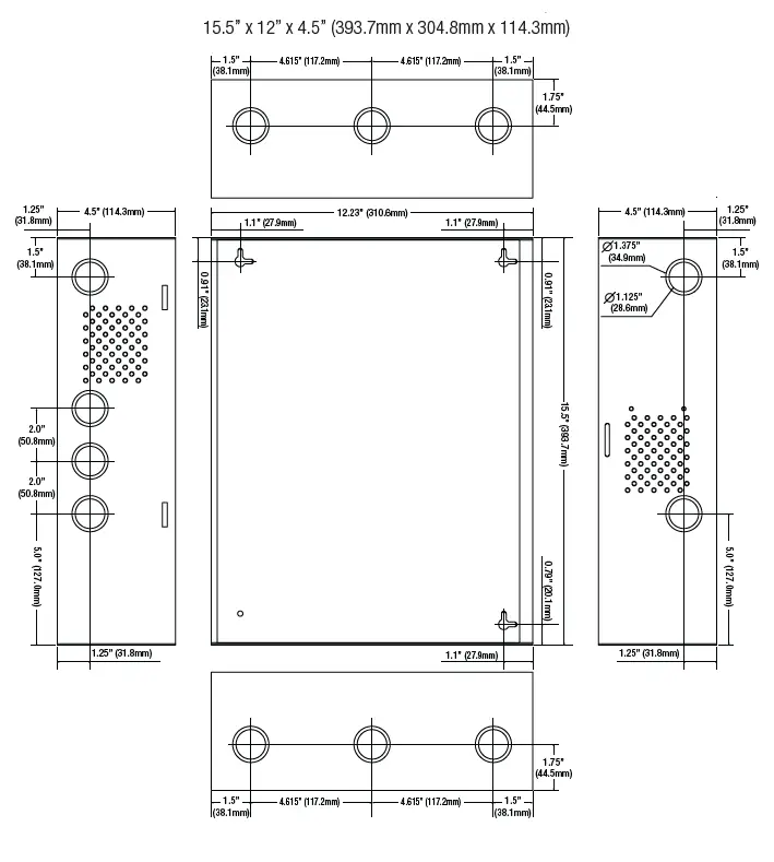 Altronix AL1012ULX Series Power Supply and Charger Installation fig 4