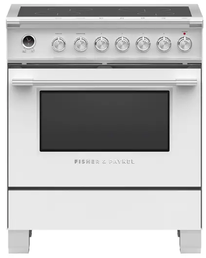 FISHER PAYKEL OR30SCI6W1 30 Inch 4 Zones Induction Range