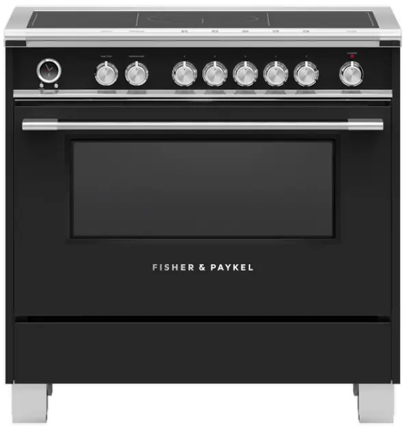 FISHER PAYKEL OR36SCI6B1 36 Inch 5 Zones Induction Range