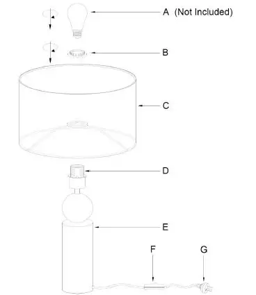 Lucci-decor 271122-Olsen-1 Light-Table-Lamp-FIG-1