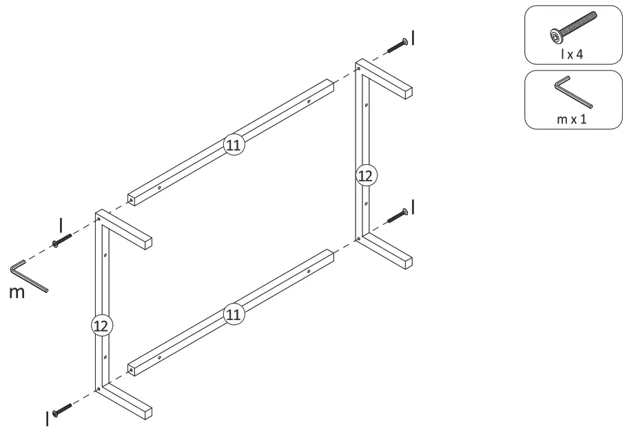 Anmytek H0010 Rattan End Side Table - fig7