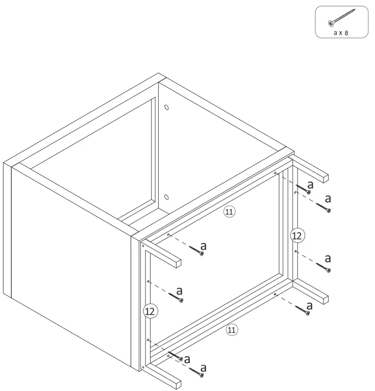 Anmytek H0010 Rattan End Side Table - fig8