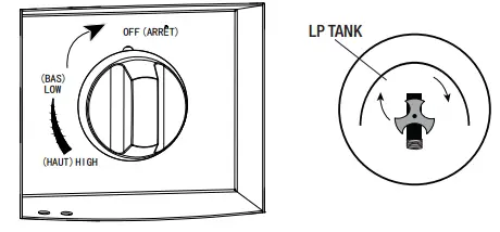 HAMPTON BAY 52105 17 in Outdoor Gas Fire Pit Column-fig13