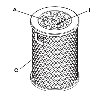 HAMPTON BAY 52105 17 in Outdoor Gas Fire Pit Column-fig8