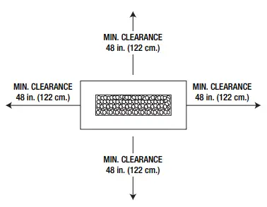 HAMPTON BAY 52105 17 in Outdoor Gas Fire Pit Column-fig9