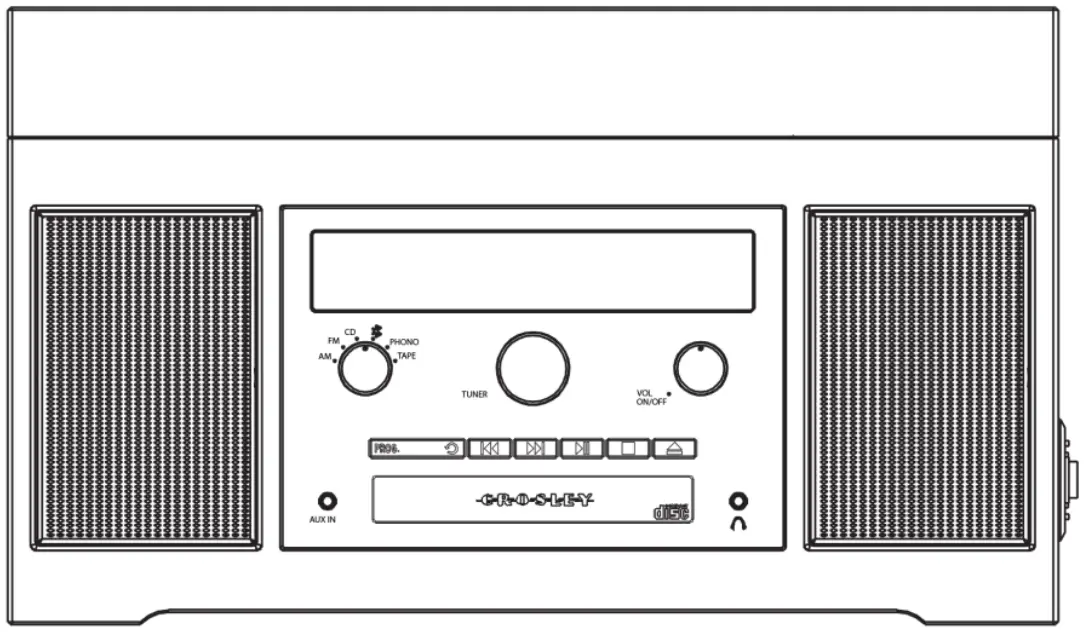 CROSLEY CR7018A Haydn Entertainment Center