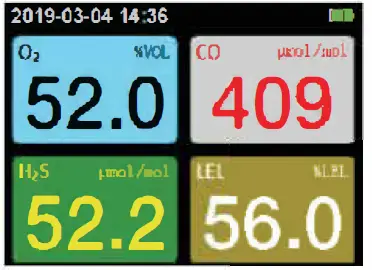 wintact WT8811 Compound Gas Monitor fig (5)