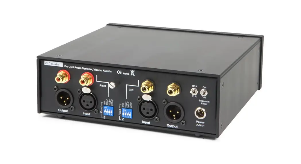 Box Design Rs2 Pro-ject Power Box Phono Instruction Manual