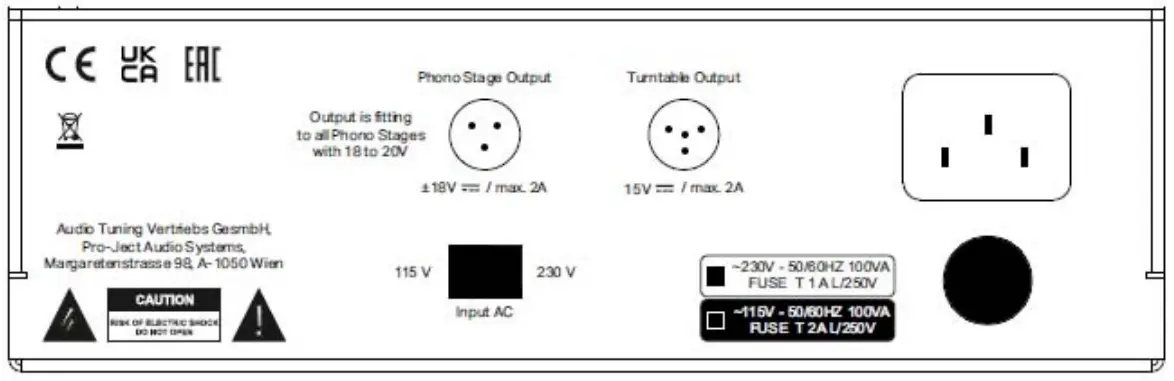 BOX DESIGN RS2 Pro-Ject Power Box Phono fig