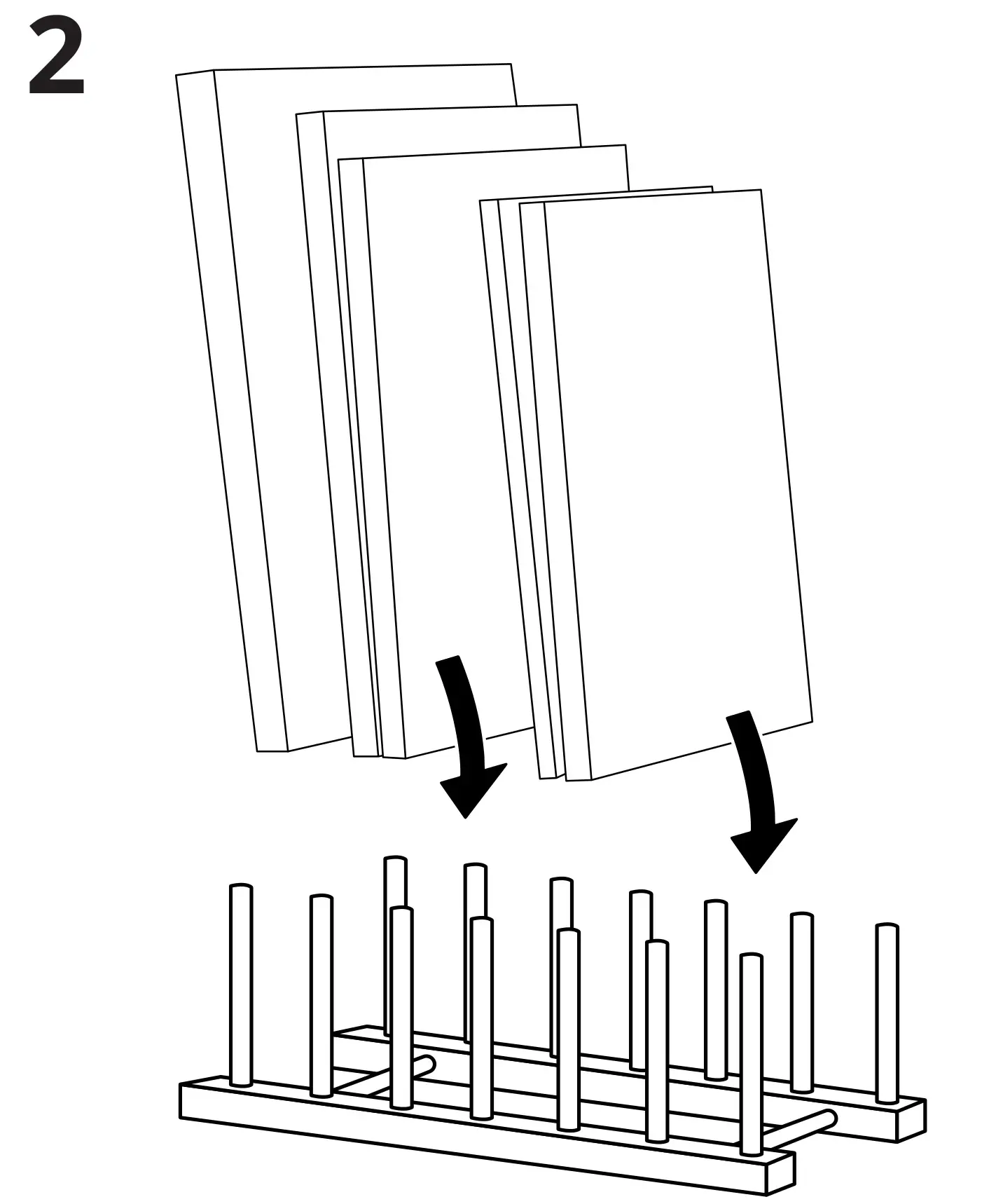 IKEA OSTBIT BOOK HOLDER Repurposeful - Step 2