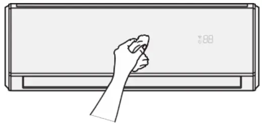 Clean surface of indoor unit