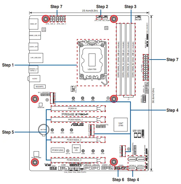 ASUS PRIME Z790-P Motherboard -