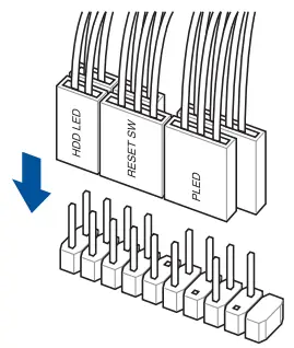 ASUS PRIME Z790-P Motherboard - panel connector