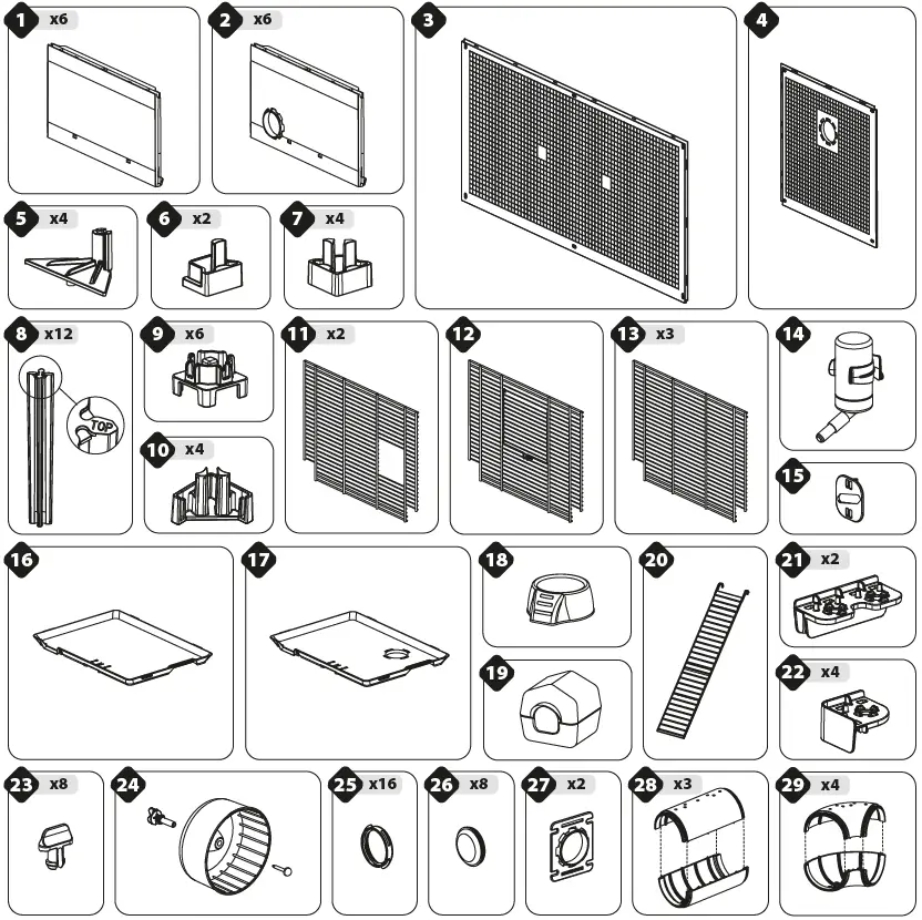 ferplast-570076-Multipla-Hamster-Crystal-Multi-Storey-Cage-FIG-1