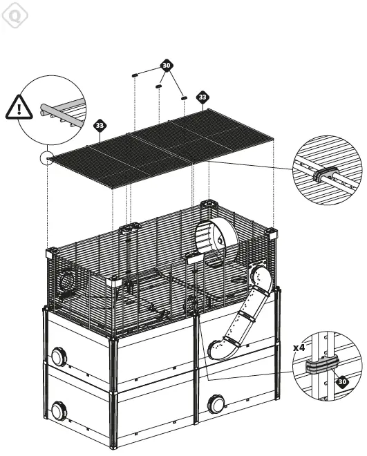 ferplast-570076-Multipla-Hamster-Crystal-Multi-Storey-Cage-FIG-11