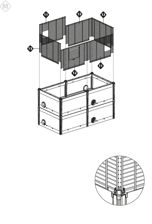 ferplast-570076-Multipla-Hamster-Crystal-Multi-Storey-Cage-FIG-8