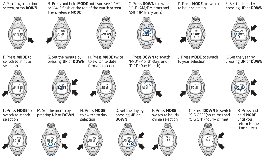 MEDLINE MDSP3045 Heart Rate Watch - fig 5