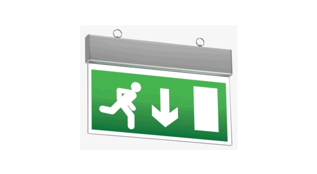 Knightsbridge Emlsus 230v 2w Led Suspended Double Sided Emergency Exit Sign User Manual