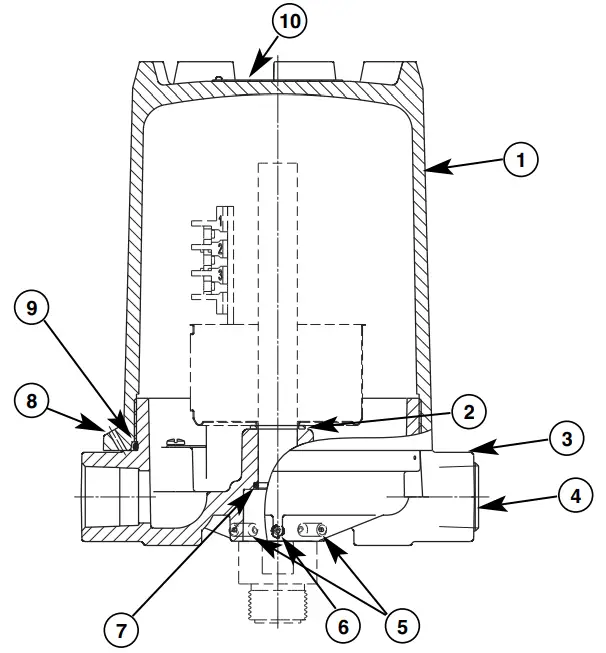 MAGNETROL Series HS Electric Switch Mechanisms and Housings -- fig 6