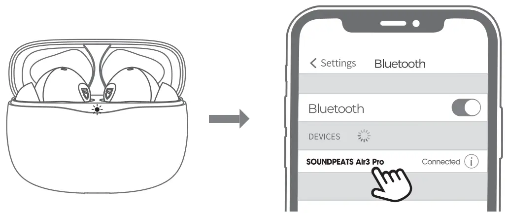 SOUNDPEATS Air3 Pro Earbuds - fig 1