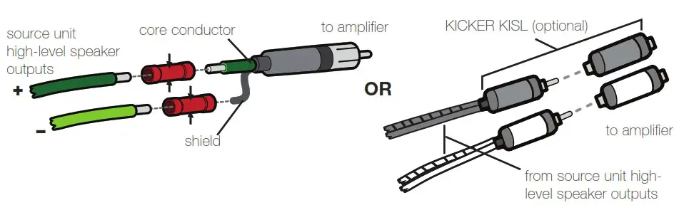 KICKER KMA8001 KMA Amplifiers - INSTALLATION