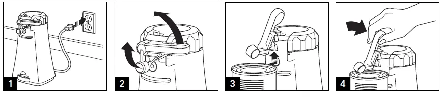 Hamilton Beach 76389R Electric Automatic Can Opener 2