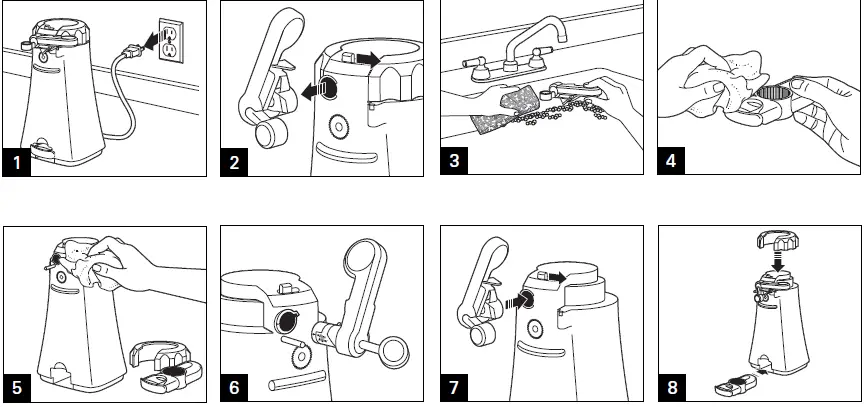 Hamilton Beach 76389R Electric Automatic Can Opener 5