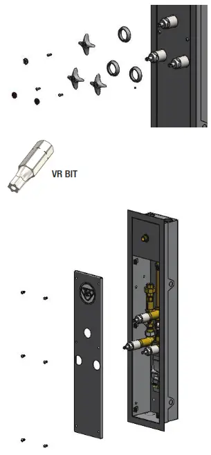 TandS B 1460 SMB, B 1460 RMB EasyInstall Hose Reel Cabinet Series - fig 1