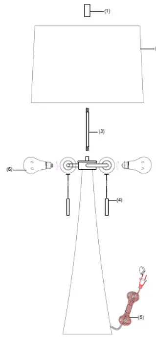 TREND TT7233-66 1 Light Table Lamp -