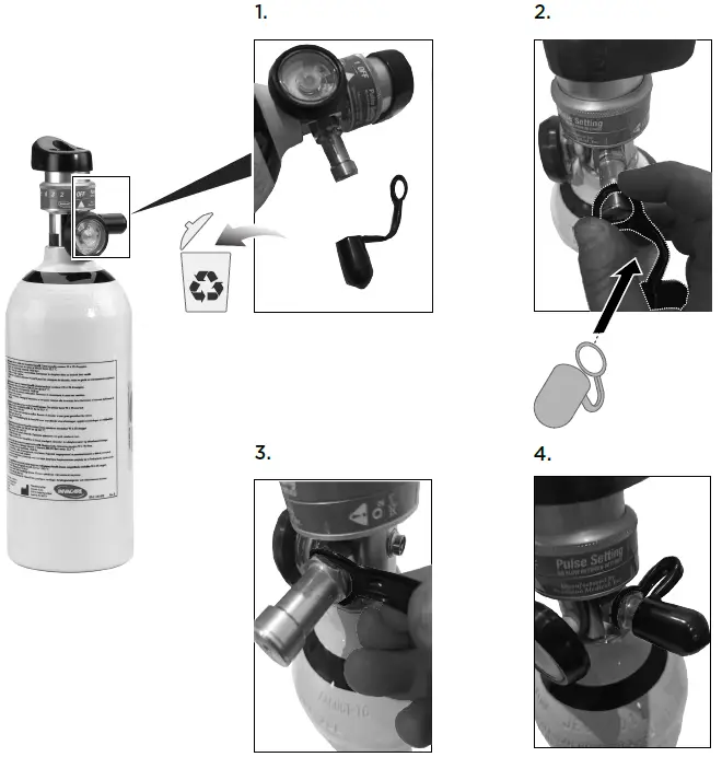INVACARE 1112646 HomeFill Cylinders 2
