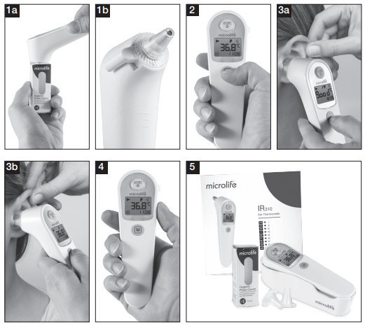 microlife IR310 Ear Thermometer - fig 1