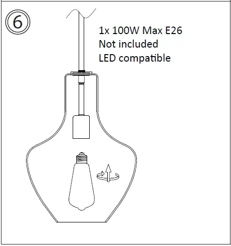 Dainolite-PTL-101P-Petalite-Aged-Brass-Modern-Contemporary-Clear-Glass-Teardrop-Pendant-Light-FIG-6