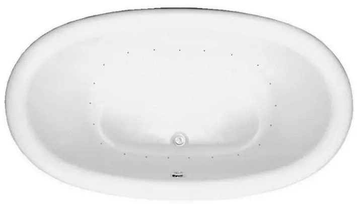 Laurel Mountain 7240OWA064 72 Inch x 40 Inch Drop-In Acrylic Combo Bath