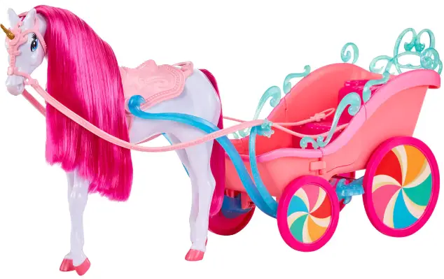 MGA s dream 583318 Ella Candy Carriage and Unicorn-FIG1