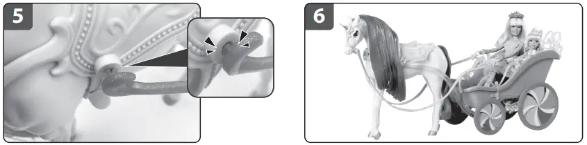 MGA s dream 583318 Ella Candy Carriage and Unicorn-FIG5