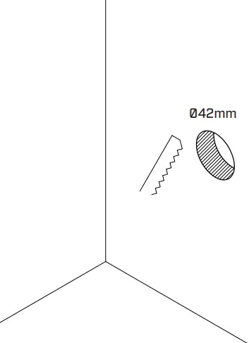 MONDOLUX MO81 Cento 90 Bron Trimless Downlight A01