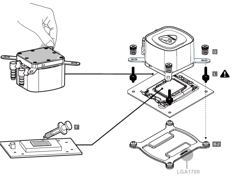 COUGAR Poseidon LT 240 High Performance AIO Liquid Cooler - 4