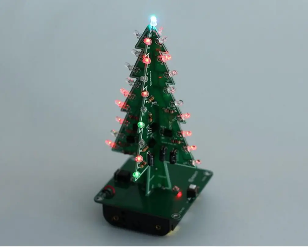 Albero CTR 30C RGB LED Auto Flashing Christmas Tree DIY Kit - Figure 22