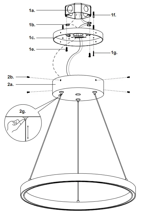 KUZCO PD87718 Ceiling LED Pendant - fig 1