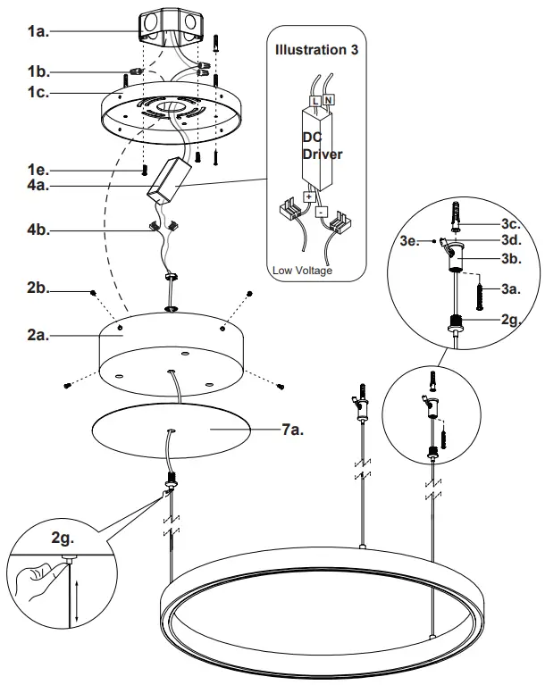KUZCO PD87718 Ceiling LED Pendant - fig 4