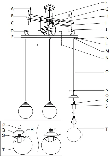Hunter 19758 Hepburn 3 Light Linear Cluster-fig2