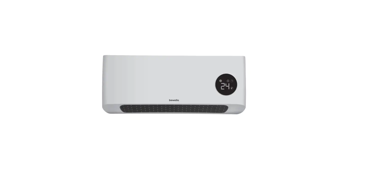 Bewwllo Bw2100 Wall Heater With Remote Controller User Manual